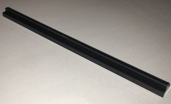 LEGO® los onderdeel Rails in kleur Zwart 3228c