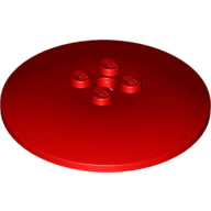 LEGO® los onderdeel Schaal in kleur Rood 44375b