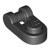 LEGO® los onderdeel Plaat Rond in kleur Zwart 26047