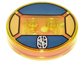 LEGO® onderdeel Electronica Doorzichtig Geel 18605c02pb19