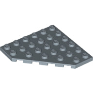 LEGO® los onderdeel Wig Plaat in kleur Zandblauw 6106