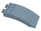 LEGO® los onderdeel Voorruit in kleur Zandblauw 46413