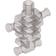 Plaatje in Gallery viewer laden, LEGO® los onderdeel Lijf Accessoire Doorzichtig Zwart 93060