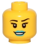 LEGO® los onderdeel Hoofd in kleur Geel 3626pb1208