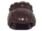 LEGO® los onderdeel Haar in kleur Donker Bruin 27186