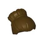 LEGO® los onderdeel Haar in kleur Donker Bruin 27186