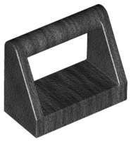 LEGO® los onderdeel Tegel Aangepast Parel Donkergrijs 2432