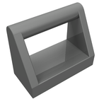 LEGO® los onderdeel Tegel Aangepast Parel Donkergrijs 2432