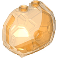 Plaatje in Gallery viewer laden, LEGO® los onderdeel Rots in kleur Doorzichtig Oranje 23447