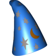 Plaatje in Gallery viewer laden, LEGO® los onderdeel Hoofddeksels in kleur Blauw 17349pb01
