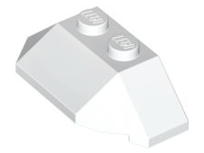 LEGO® los onderdeel Wig in kleur Wit 47759