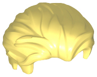 Plaatje in Gallery viewer laden, LEGO® los onderdeel Haar in kleur Helder Lichtgeel 25972