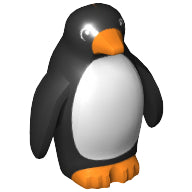 Plaatje in Gallery viewer laden, LEGO® los onderdeel Landdier in kleur Zwart 26076pb01