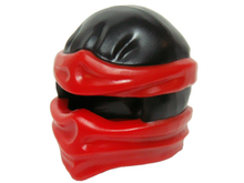 Plaatje in Gallery viewer laden, LEGO® los onderdeel Hoofddeksels in kleur Zwart 19857pb01