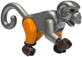 LEGO® los onderdeel Landdier in kleur Zilver 2550c02