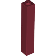 Plaatje in Gallery viewer laden, LEGO® los onderdeel Steen in kleur Donkerrood 2453b