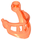 LEGO® Hoofddeksel Accessoire Doorzichtig Neon Oranje 22400