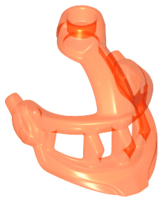 LEGO® Hoofddeksel Accessoire Doorzichtig Neon Oranje 22400