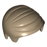 LEGO® los onderdeel Haar in kleur Donker Geelbruin 99930