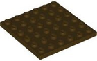 LEGO® los onderdeel Plaat Algemeen Donker Bruin 3958