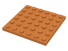 Plaatje in Gallery viewer laden, LEGO® los onderdeel Plaat Algemeen in kleur Medium Noga 3958