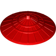 LEGO® los onderdeel Hoofddeksels in kleur Rood 93059