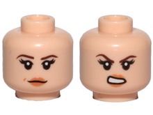 Plaatje in Gallery viewer laden, LEGO® los onderdeel Hoofd in kleur Lichte Noga 3626cpb1657