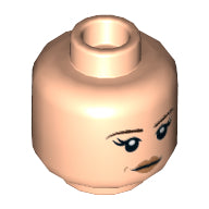 Plaatje in Gallery viewer laden, LEGO® los onderdeel Hoofd in kleur Lichte Noga 3626cpb1657