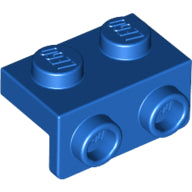 LEGO® los onderdeel Beugel in kleur Blauw 99781
