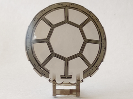 LEGO® Schaal met Motief Doorzichtig Zwart 18675pb09