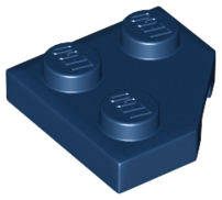 Plaatje in Gallery viewer laden, LEGO® los onderdeel Wig Plaat in kleur Donkerblauw 26601