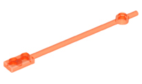 Plaatje in Gallery viewer laden, LEGO® los onderdeel Staaf Doorzichtig Neon Oranje 99784