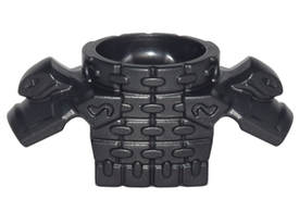 LEGO® los onderdeel Lijf Accessoire Parel Donkergrijs 24588