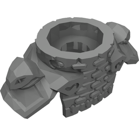 LEGO® los onderdeel Lijf Accessoire Parel Donkergrijs 24588