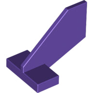 Plaatje in Gallery viewer laden, LEGO® los onderdeel Staart in kleur Donkerpaars 44661