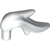 LEGO® los onderdeel Hoofddeksel Accessoire Wit 22411