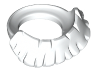 Plaatje in Gallery viewer laden, LEGO® los onderdeel Lijf Accessoire in kleur Wit 15501