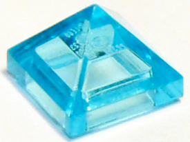 LEGO® onderdeel Dakpan Algemeen Doorzichtig Lichtblauw 22388