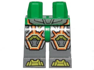 LEGO® los onderdeel Benen met Motief Groen 970c85pb18