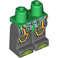 Plaatje in Gallery viewer laden, LEGO® los onderdeel Benen met Motief Groen 970c85pb18