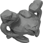 LEGO® los onderdeel Hoofddeksels Parel Donkergrijs 24586