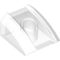 LEGO® los onderdeel Dakpan Gebogen Doorzichtig 30602
