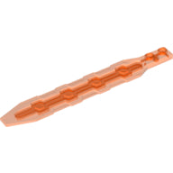 LEGO® Plaat Aangepast Doorzichtig Neon Oranje 27934