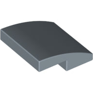 Plaatje in Gallery viewer laden, LEGO® los onderdeel Dakpan Gebogen in kleur Zandblauw 15068