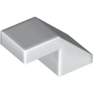 LEGO® los onderdeel Dakpan Algemeen in kleur Wit 28192