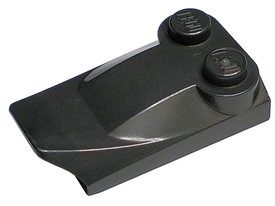 LEGO® los onderdeel Dakpan Gebogen Parel Donkergrijs 47456