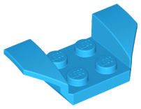 LEGO® los onderdeel Spatbord Donker Azuurblauw 41854
