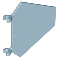 LEGO® los onderdeel Vlag in kleur Zandblauw x1435