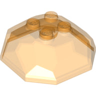 LEGO® los onderdeel Rots in kleur Doorzichtig Oranje 30293