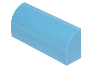 LEGO® los onderdeel Dakpan Gebogen Medium Blauw 6191
